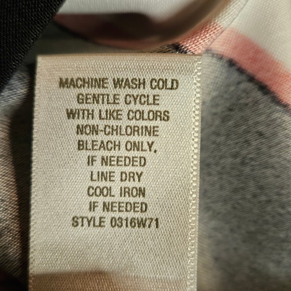 Dress Barn Black Red White Sleeveless Sheath‎ Dress Size 8 - Picture 7 of 7